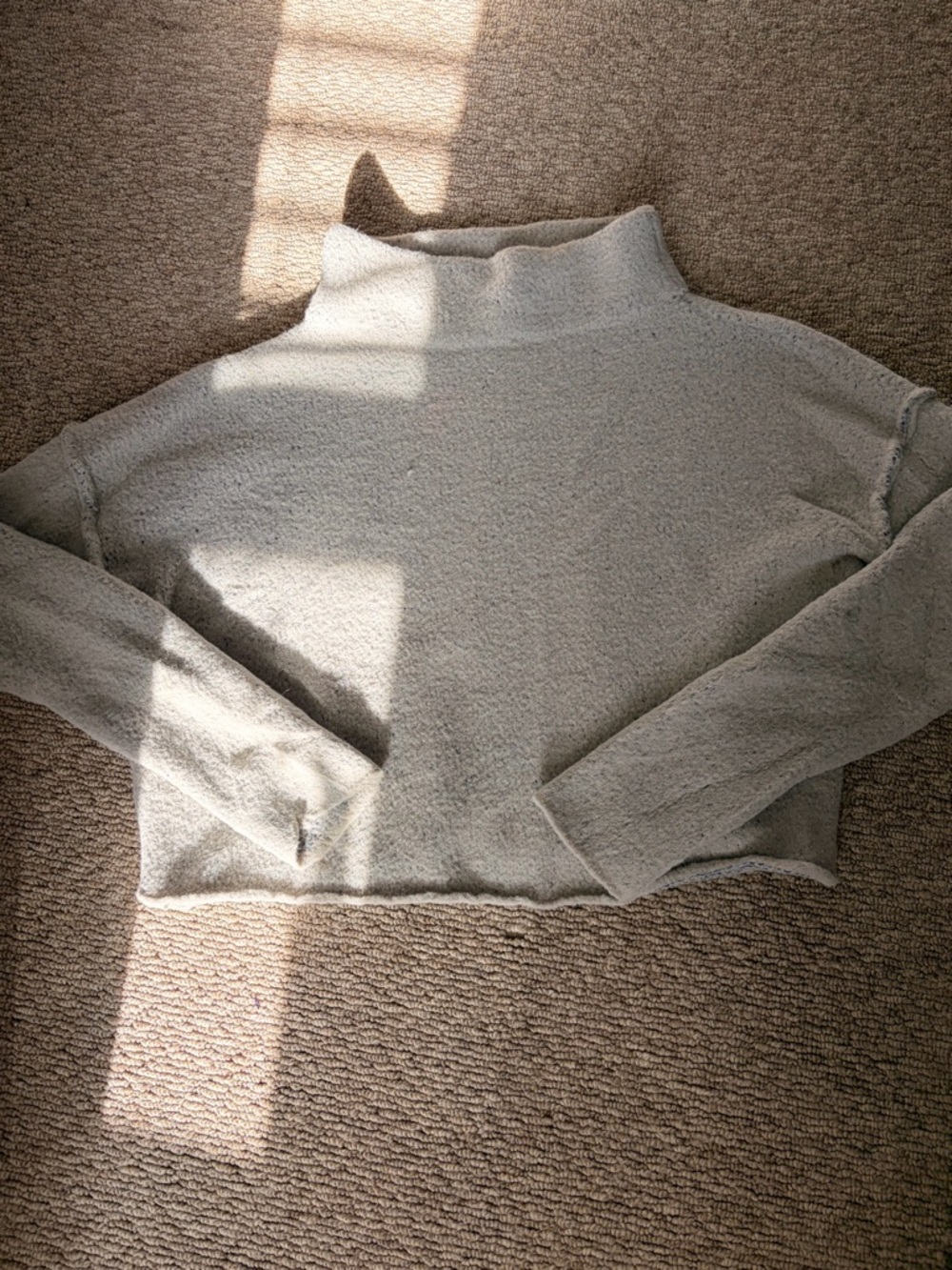 Free People knit turtleneck sweater 🤍✨